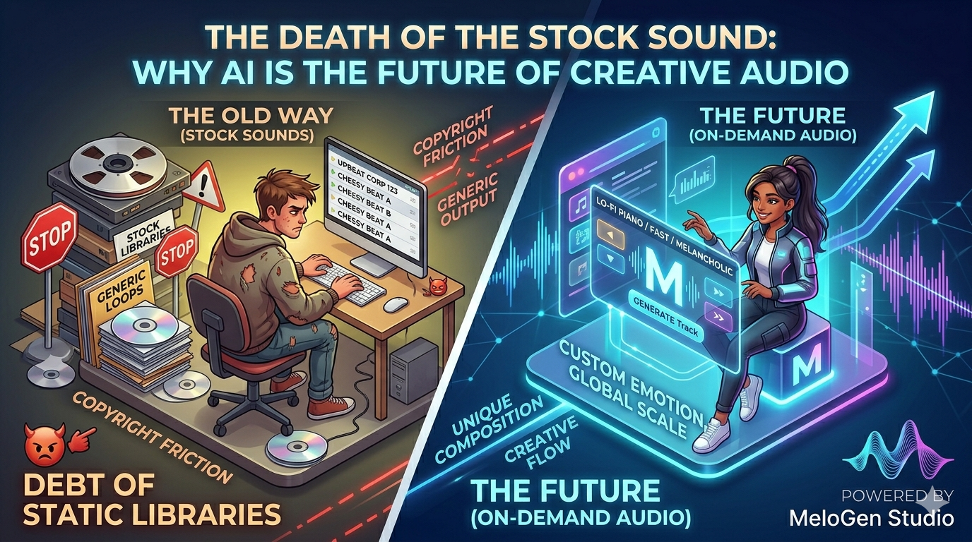 The Death of the Stock Sound: Why AI is the Future of Creative Audio
